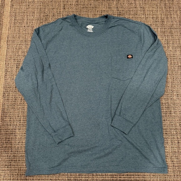 Dickies Deep Teal Long Sleeve Tee - Picture 1 of 3